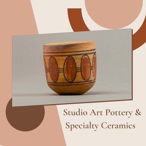 Studio Art Pottery & Specialty Ceramics